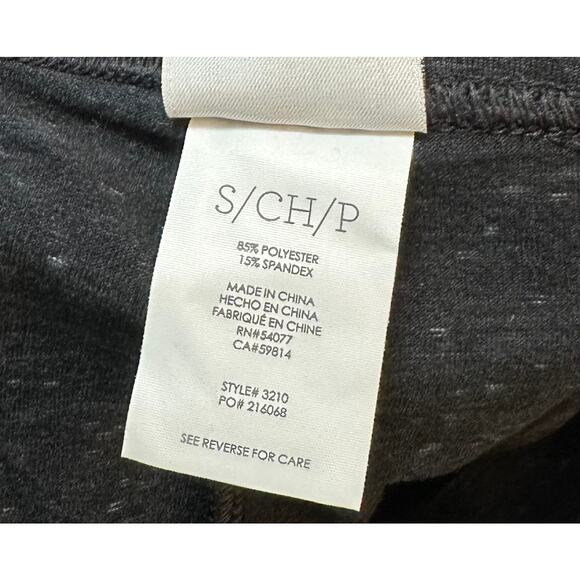 Cabi Skirt Leggings Spacedye Charcoal M'Leggings Skirted Pull On #3210 Size S - Picture 9 of 9